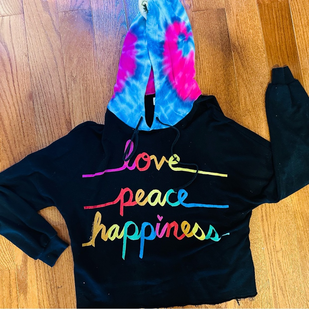 Lauren Moshi Peace, Love, Happiness hoody